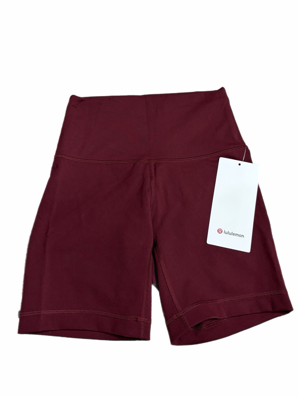 NWT Lululemon Wunder Train High-Rise Short 6" (Burgundy Bay) Size 4